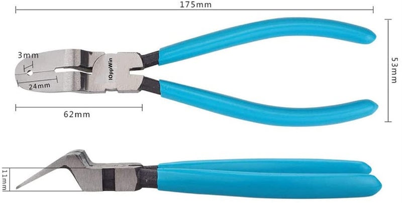 IOppWin Panel Clip Pliers, Auto Trim Removal Fastener Plier Car Door Panel Clip Tools Plastic Rivets Pry Puller Adjustable Multipurpose Diagonal Cutting Pliers 1 Pcs - Image 4